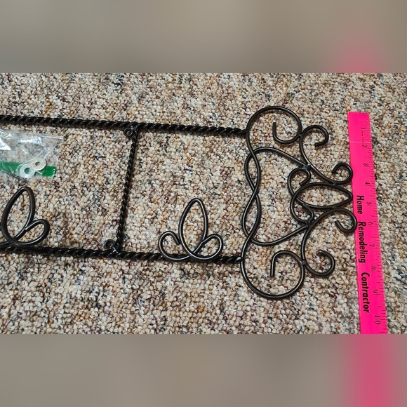 Home Decorators Black Wrought Iron Wall Hanging, 46 x 9.5 x 2.5 - Picture 5 of 7